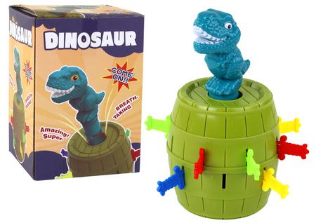 Gra Zręcznościowa Dinozaur W Beczce Wyskakujący Dinozaur 
