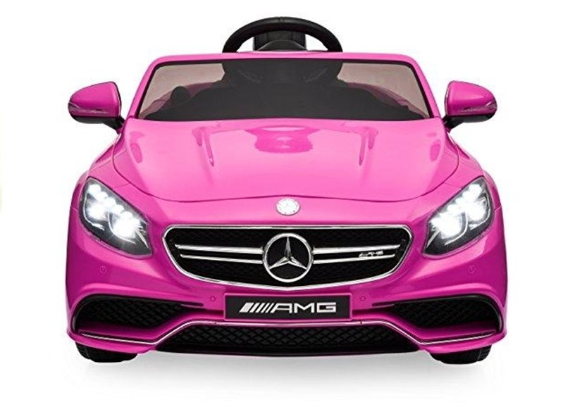 Auto na Akumulator Mercedes S63 AMG Różowy LeanToys.pl