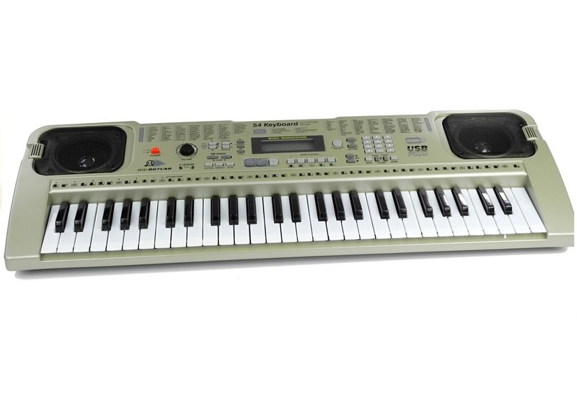 ND24_471 Keyboard MQ807 Organy Pianinko + Mikrofo