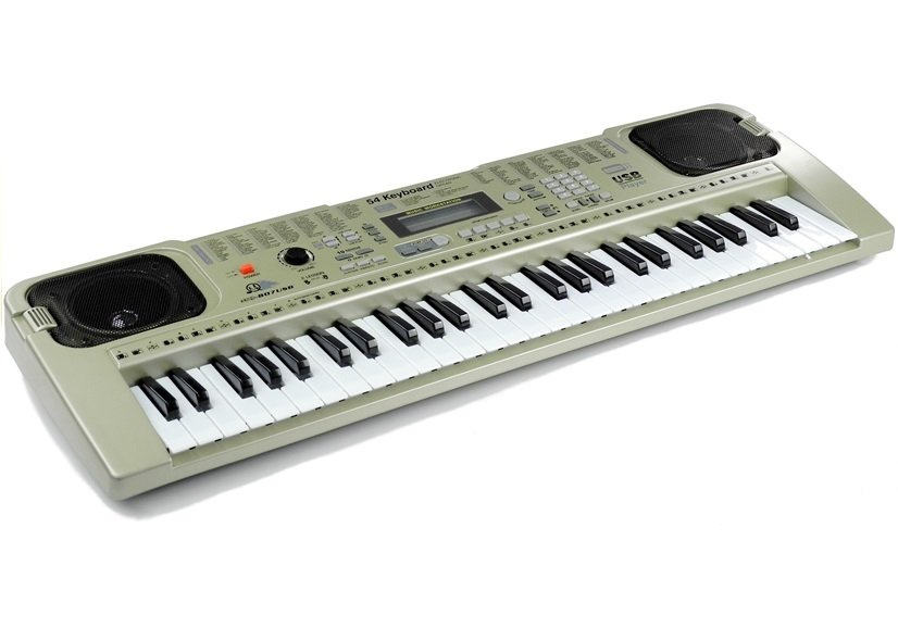 ND24_471 Keyboard MQ807 Organy Pianinko + Mikrofo