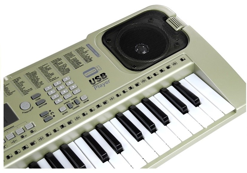 ND24_471 Keyboard MQ807 Organy Pianinko + Mikrofo