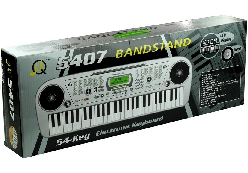 ND24_1272 Keyboard MQ5407 Organy 54 Klawisze LCD Ładowarka
