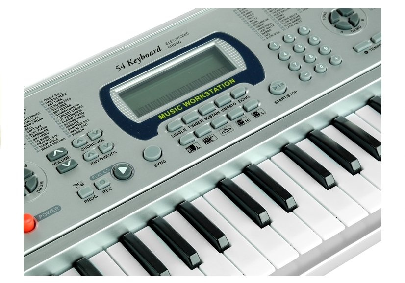 ND24_1272 Keyboard MQ5407 Organy 54 Klawisze LCD Ładowarka