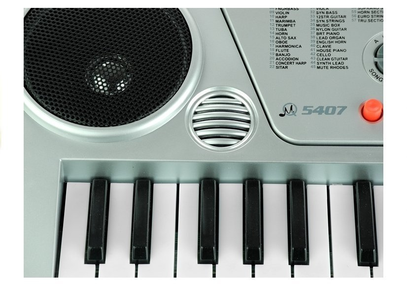 ND24_1272 Keyboard MQ5407 Organy 54 Klawisze LCD Ładowarka