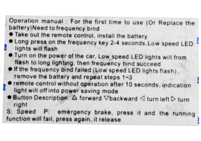 ND24_3285 Pilot do Pojazdu na Akumulator 2.4G