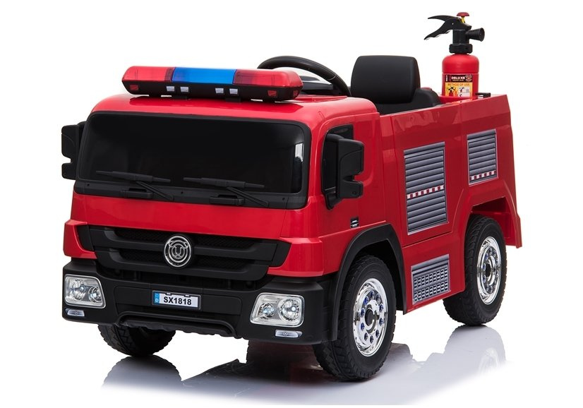 ND24_4095 Pojazd Na Akumulator Wóz Strażacki Czerwony