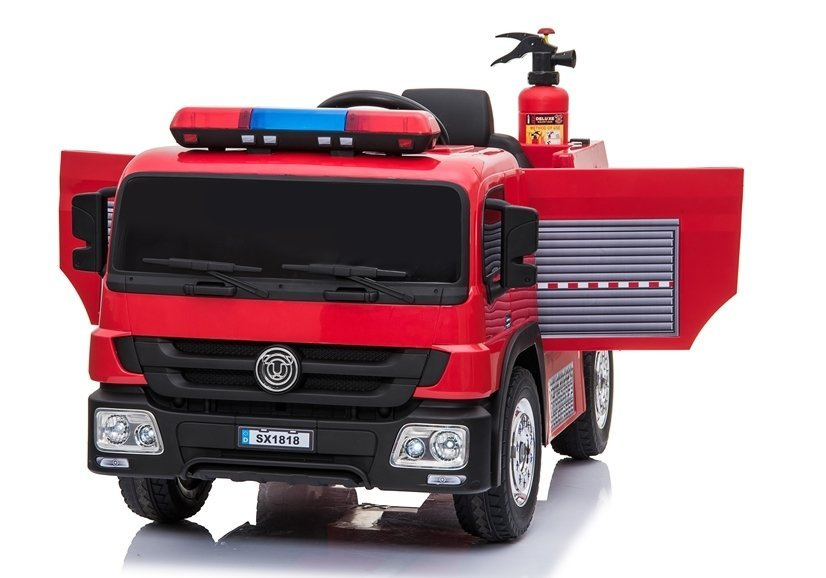 ND24_4095 Pojazd Na Akumulator Wóz Strażacki Czerwony