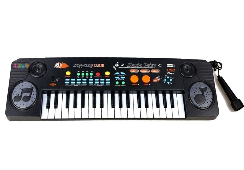 ND24_2217 Keyboard Organy z Mikrofonem 37 Klawiszy USB