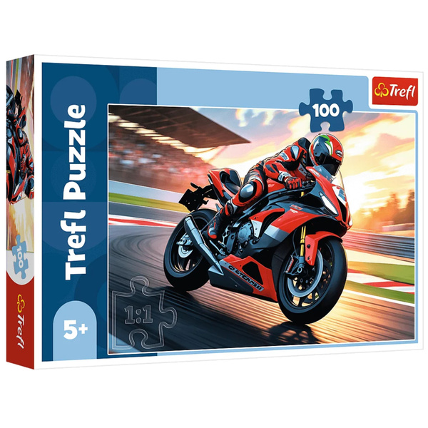 Puzzle - 100 - Szybki motocykl - Trefl 16489 