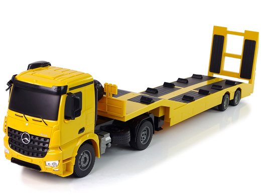 Duża Ciężarówka Laweta R/C Mercedes Arocs Żółta 1:20 Długość 103 cm 