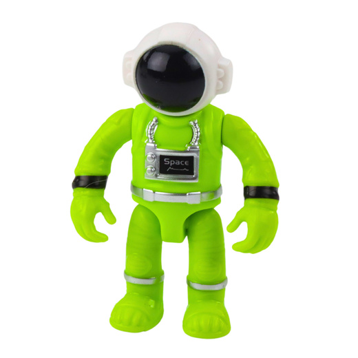 Statek Kosmiczny Ufo Figurka Astronauty Światła Dźwięki Zielony