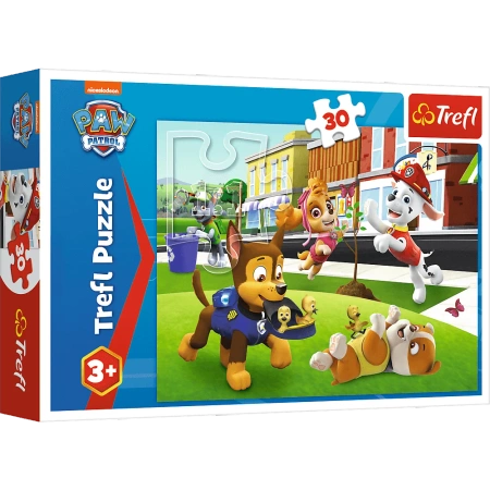 Puzzle - 30 - Psiaki w Akcji - Psi Patrol - Trefl 18306