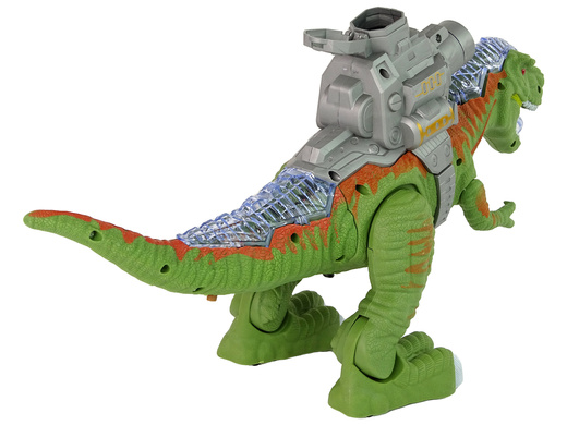 Dinozaur z Katapultą Chodzi Strzela Zielony 