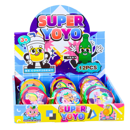 Klasyczne Jojo Zabawka Zręcznościowa YoYo Światła 6 cm Mix