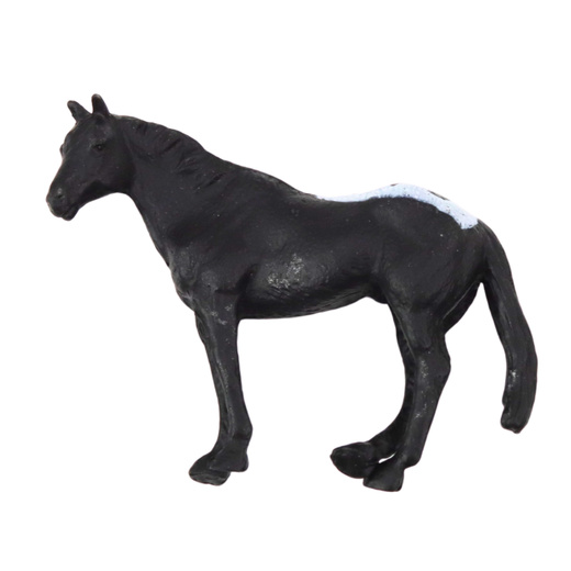 Zestaw Mini Figurki Konie Rasy Brązowy Czarny Szary 5-6cm 6szt 