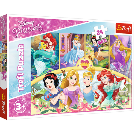 Puzzle - 24 Maxi - Magia wspomnień - Disney Princess - Trefl 14294