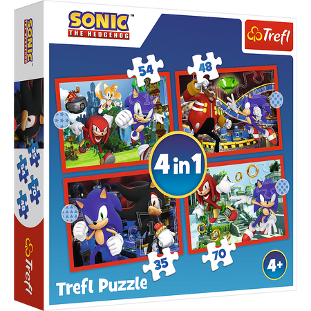 Puzzle - 4w1 - Przygody Sonica - SEGA Sonic The Hedgehog 34625