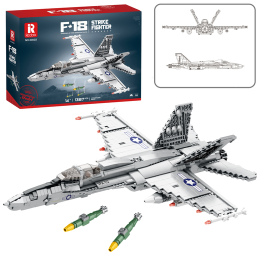 Klocki Konstrukcyjne Myśliwiec  F-16 Fighting Falcon 1427el