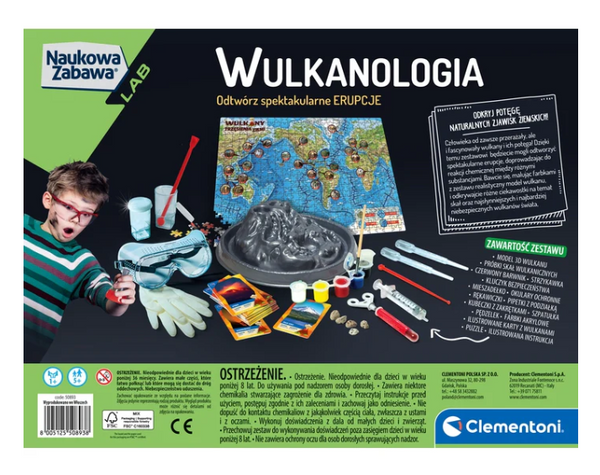 Naukowa Zabawa Zestaw Naukowy Wulkanologia Język Polski Clementoni 50893