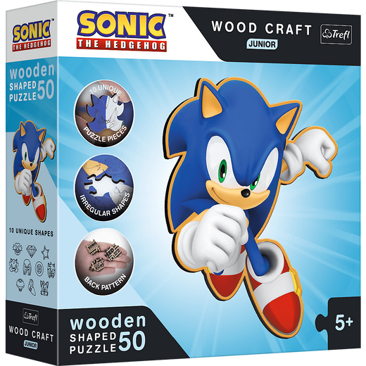 20203 "Wood Craft Junior 50 - Sprytny Sonic" / SEGA Sonic The Hedgehog FSC Mix 70% 20203