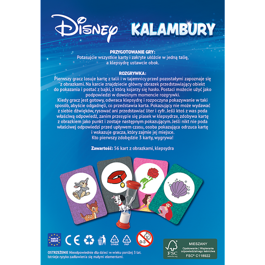 Gra podróżna Kalambury Disney Trefl 02687 