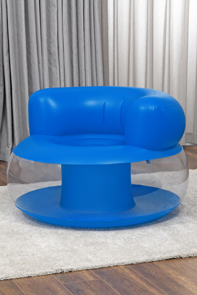 Dmuchany Fotel Niebieski112 x 112 x 70 cm Bestway 75138