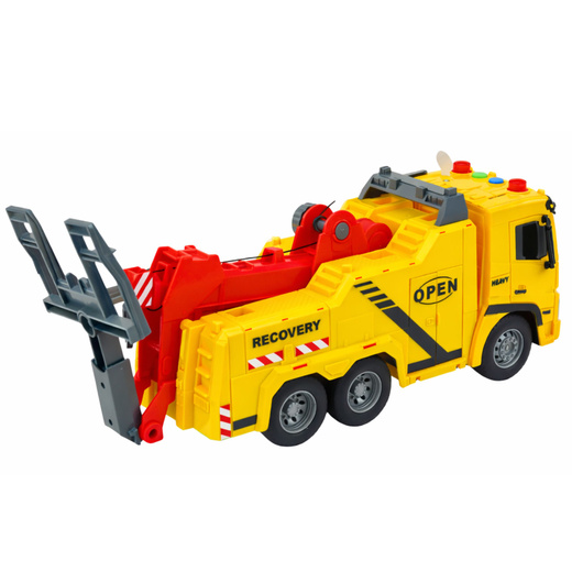Samochód Holownik Pomoc Drogowa Hak Platforma Światła Dźwięki 1:16 