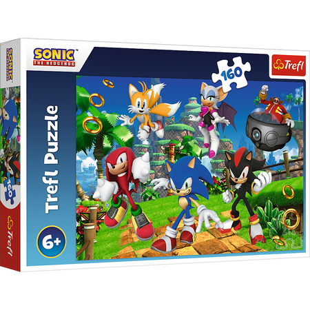 Puzzle - 160 - Sonic i przyjaciele Trefl 15421