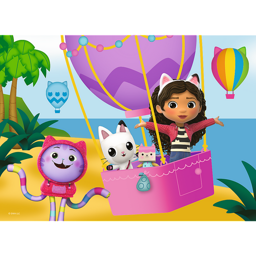 Puzzle - 20 miniMaxi - Kolorowy dzień Gabi - Koci Domek Gabi - Trefl 56041