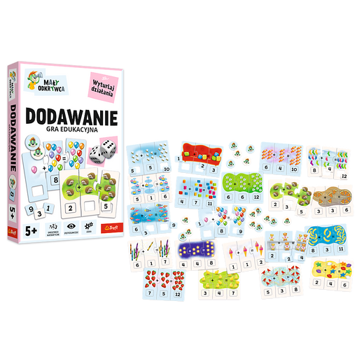 Gra dla dzieci Dodawanie Mały odkrywca Trefl 02805
