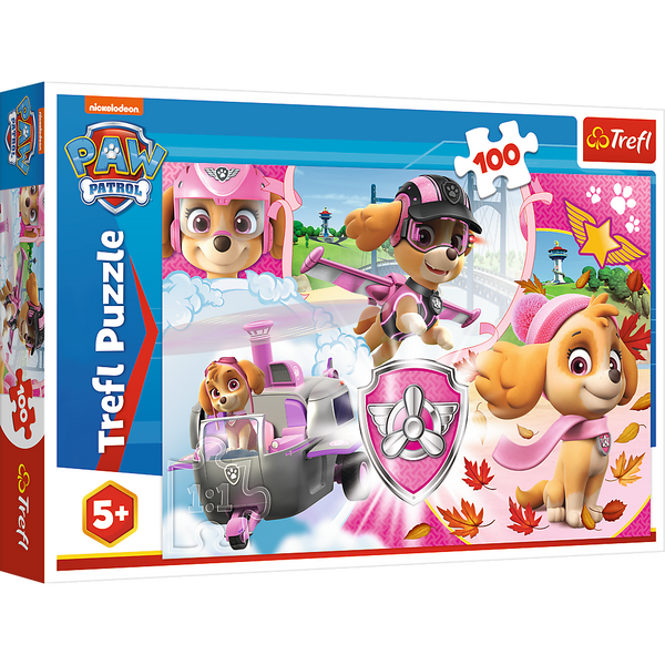 Puzzle - 100 - Skye w akcji - Psi Patrol - Trefl 16368
