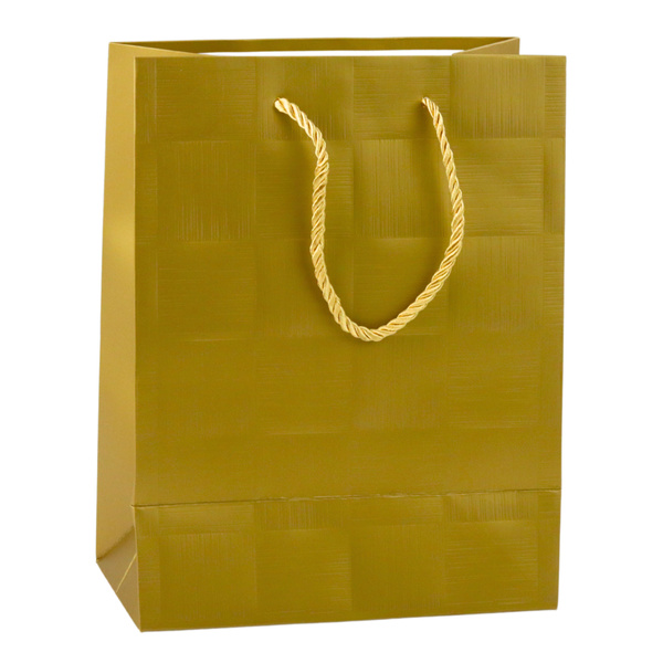 Torba Prezentowa Kwadraty Strukturalne Elegancka  23 x 18 x 10 cm