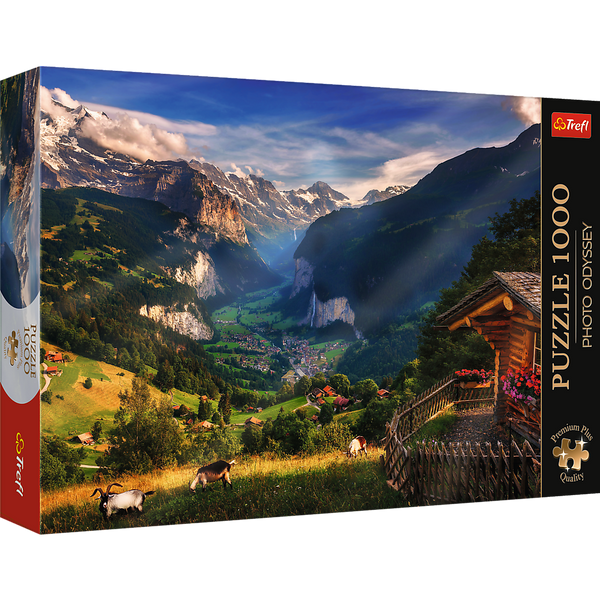 Puzzle - 1000 Premium Plus - Photo Odyssey: Lauterbrunnen - Trefl 10821