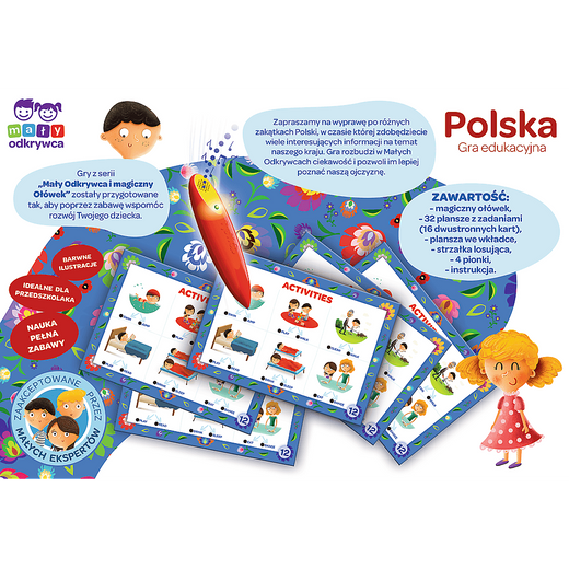 Gra Edukacyjna Magiczny ołówek Polska Trefl 02114