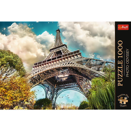 Puzzle - 1000 Premium Plus - Wieża Eiffel w Paryżu - Francja - Trefl 10815