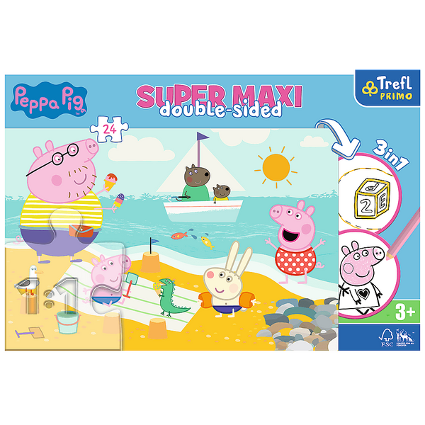 41010 "24 SUPER MAXI - Radosny dzień Peppy" / Peppa Pig FSC Mix 70% 41010