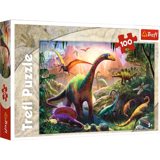 Puzzle - 100 - Świat dinozaurów - Trefl 16277