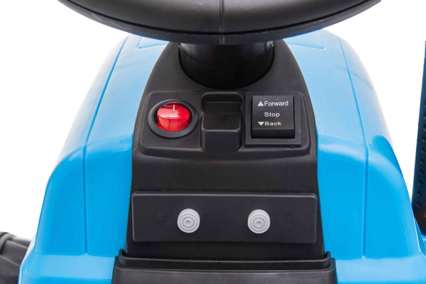 Traktor Na Akumulator z Przyczepą A009 Niebieski 