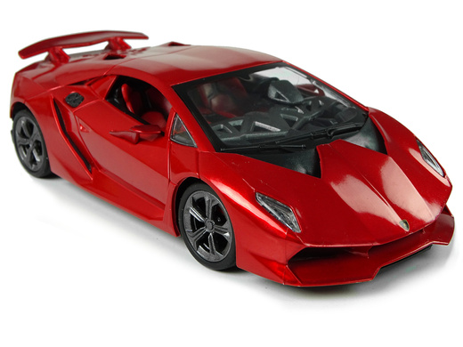 Auto Sportowe R/C 1:24  Lamborghini Czerwone 2.4 G Światła 