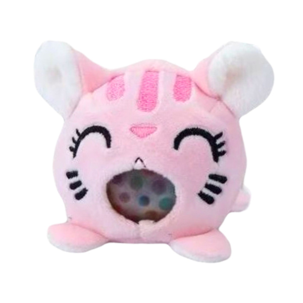 Pluszak Do Ściskania Ugniatania Gniotek z Kulkami Wodnymi Pies Kot 6 cm