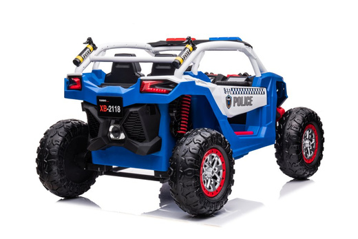 Auto na Akumulator Buggy XB-2118 Policyjne Niebieskie 4x4 