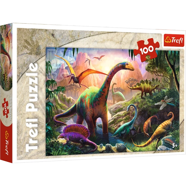 Puzzle - 100 - Świat dinozaurów - Trefl 16277