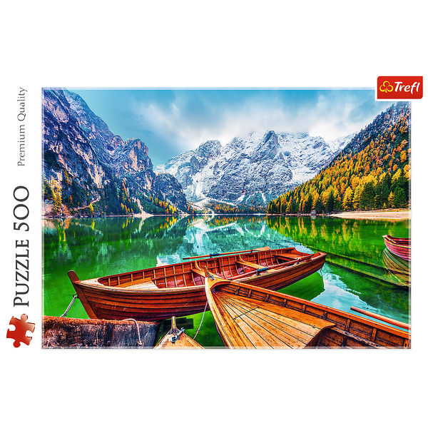 Puzzle - 500 - Jezioro Braies - Włochy - Trefl 37486