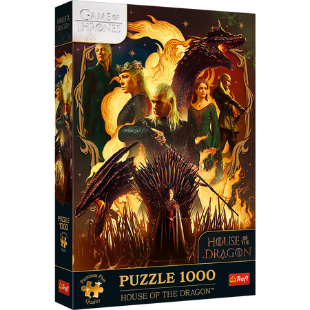Puzzle - 1000 Premium Plus - Ród Smoka - Trefl 12068