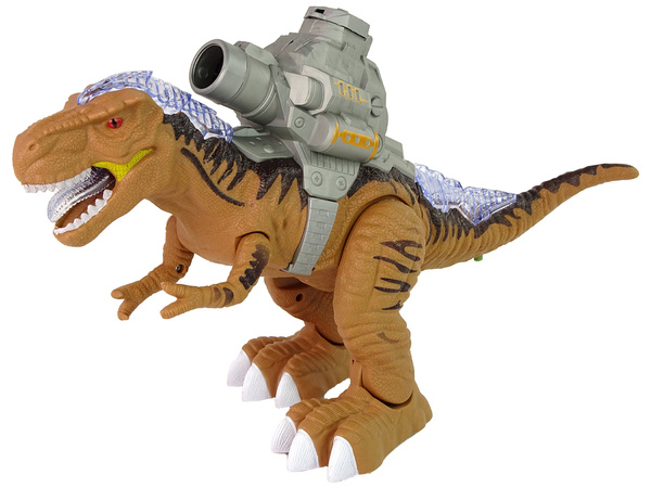 Dinozaur z Katapultą Chodzi Strzela Brązowy 