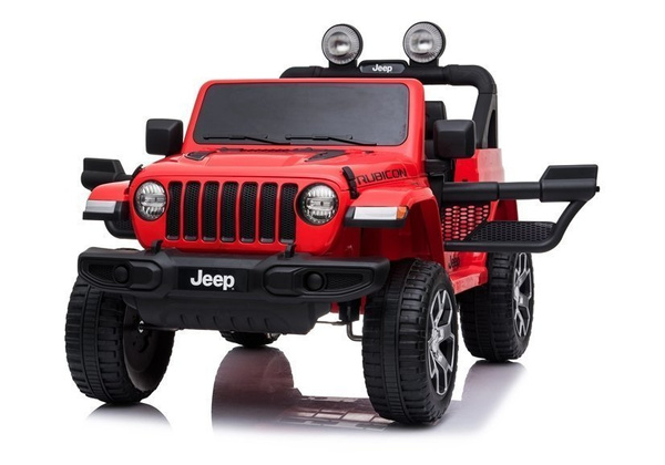 Auto na Akumulator Jeep Wrangler Rubicon Czerwony