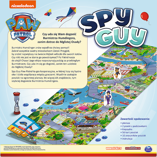 Gra rodzinna Spy Guy Psi Patrol Trefl 02696 