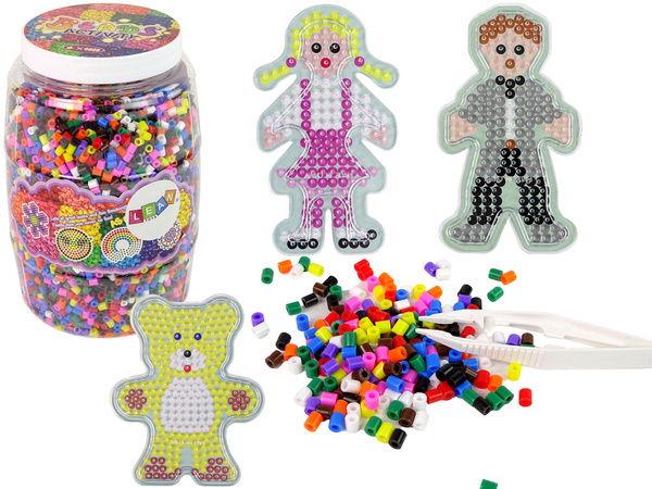 Zestaw DIY Koraliki Do Prasowania Szablony 9000 Sztuk 