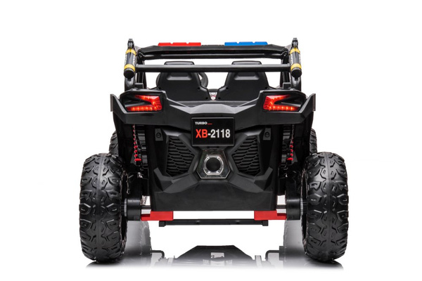 Auto na Akumulator Buggy XB-2118 Policyjne Czarne 4x4 