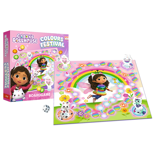Gra rodzinna Colours Festival Koci Domek Gabi Trefl 02594